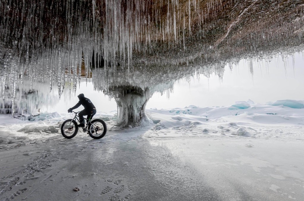Biking the Ice Caves of Northern Wisconsin