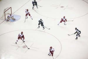 photo of Badger Hockey Defending Power Play