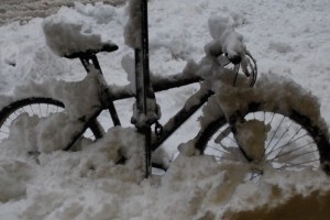 photo of Snow Covered Bike