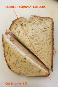 photo of Uneven Cut Sandwich
