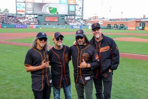 Kirk, Lars, Robert and James of Metallica