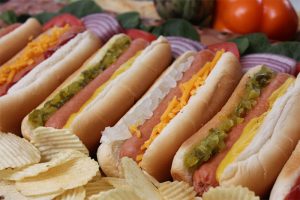 photo of delicious hot dogs!